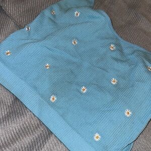 faded rose floral crop FREE W PURCHASE or AS IS